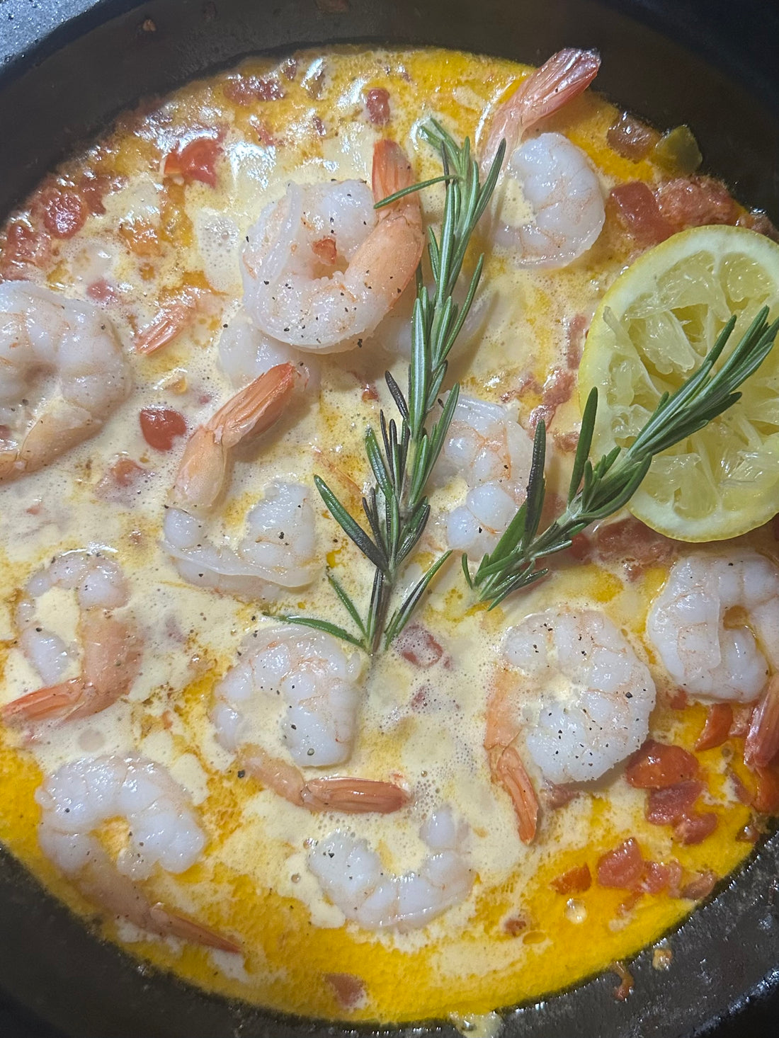 Shrimp & Farro Appetizer