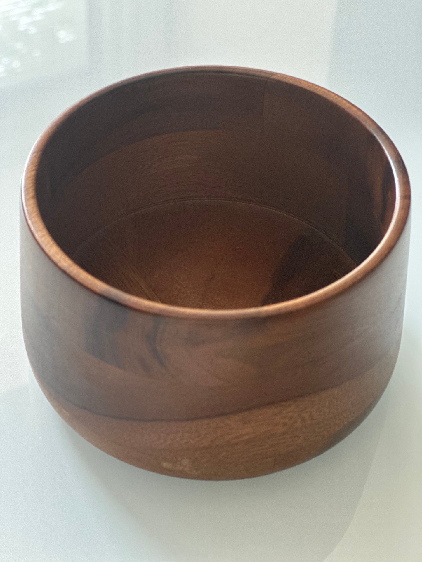 Wooden Fryst Nut Bowl - Brown - Wooden